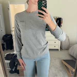 The Normal Brand long sleeve gray shirt